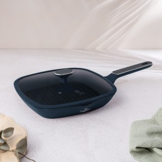 Patelnia grillowa 28 cm z pokrywką Deep Sea | BerlingerHaus BH-8374