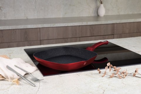 Patelnia grillowa BerlingerHaus Burgundy 28 cm BH-1271