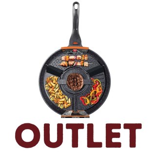 Patelnia grillowa okrągła 4w1 Berlinger Haus BH-1462 | OUTLET