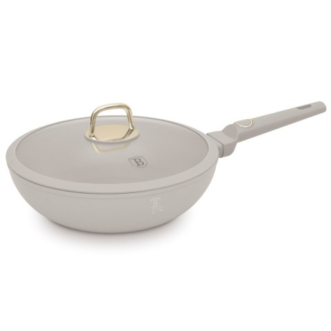 Patelnia wok z pokrywką 28cm BerlingerHaus Sahara BH-8064