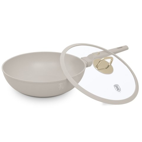 Patelnia wok z pokrywką 28cm BerlingerHaus Sahara BH-8064