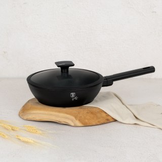 Patelnia z pokrywką 24cm BerlingerHaus Matte Black BH-8179