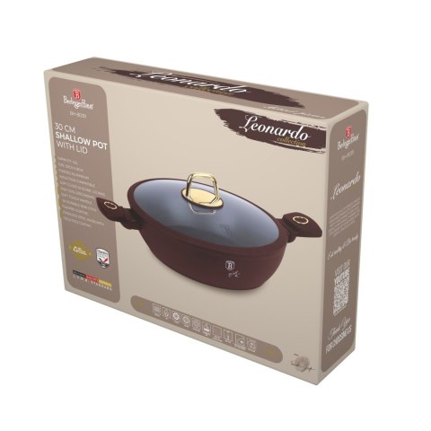 Płytki garnek z pokrywką 30cm BerlingerHaus Leonardo BH-8039