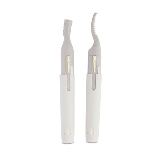 Podgrzewana zalotka do rzęs + golarka elektryczna 2w1 FashionTV FTV-0135 Matte Cream-Gold