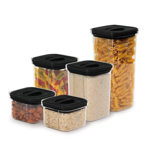 Pojemniki na żywność BerlingerHaus Matte Black BH-8577