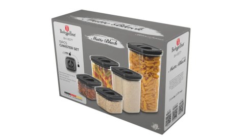 Pojemniki na żywność BerlingerHaus Matte Black BH-8577