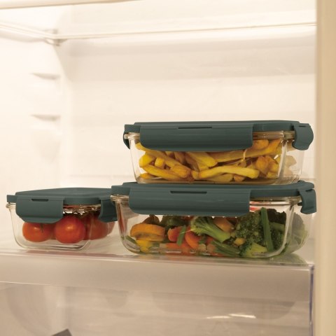 Pojemniki na żywność z pokrywkami BerlingerHaus BH-8791 Matte Green Collection