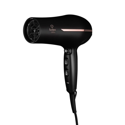 Profesjonalna suszarka do włosów FashionTV FTV-0144 Matte Black-Rose Gold Collection