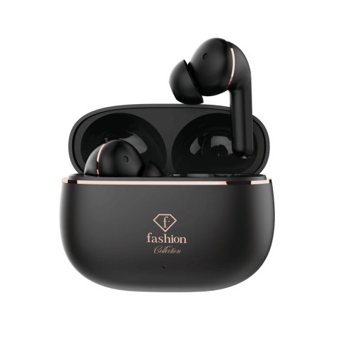 Słuchawki bezprzewodowe Fashion TV by BerlingerHaus FTV-0161 MATTE BLACK- ROSE GOLD