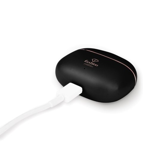 Słuchawki bezprzewodowe Fashion TV by BerlingerHaus FTV-0161 MATTE BLACK- ROSE GOLD