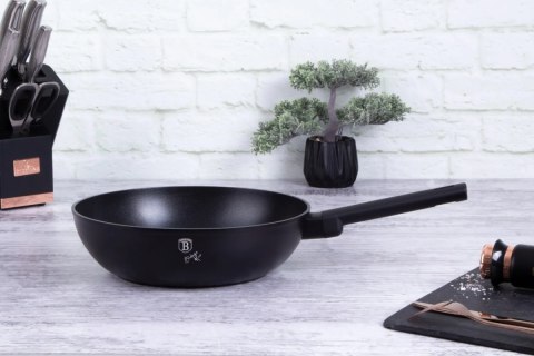 Wok Tytanowy 28cm BerlingerHaus BH-7091 Monaco / Black Rose Collection