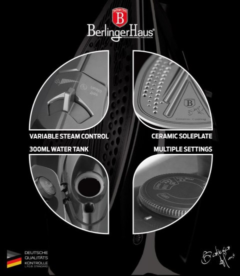 Żelazko 2200W Berlinger Haus BH-9412 Black Silver