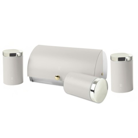 Zestaw 3 pojemników i chlebak BerlingerHaus BH-6739 Sahara Collection