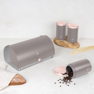 Zestaw 3 pojemników i chlebak BerlingerHaus BH-6834 Taupe
