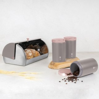 Zestaw 3 pojemników i chlebak BerlingerHaus BH-6834 Taupe