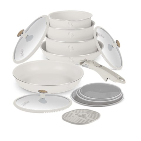 Zestaw garnków 13el. z odpinaną rączką BerlingerHaus Sahara Nordic Collection BH-8420