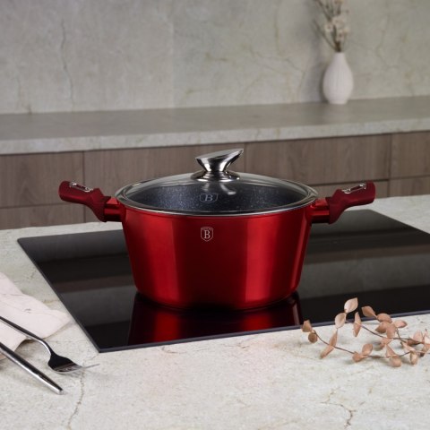 Zestaw garnków i patelni 17 el. BerlingerHaus Burgundy BH-6162