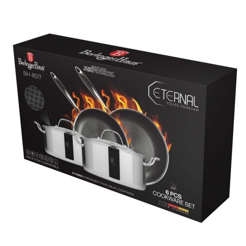 Zestaw garnków i patelni 6 el. Berlinger Haus Eternal Collection BH-8517