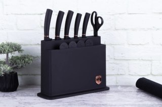 Zestaw noży w bloku i desek do krojenia BerlingerHaus Black Rose BH-2491