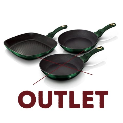 Zestaw patelni BerlingerHaus BH-6167 Emerald | OUTLET