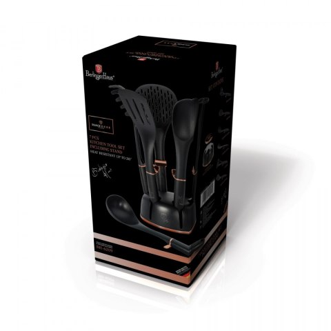 Zestaw przyborów kuchennych ze stojakiem BerlingerHaus BH-6209 Black Rose