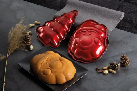 Zestaw świątecznych form do pieczenia Mikołaj Choinka BerlingerHaus BH-6947 Burgundy