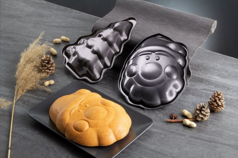 Zestaw świątecznych form do pieczenia Mikołaj Choinka BerlingerHaus BH-6950 Carbon