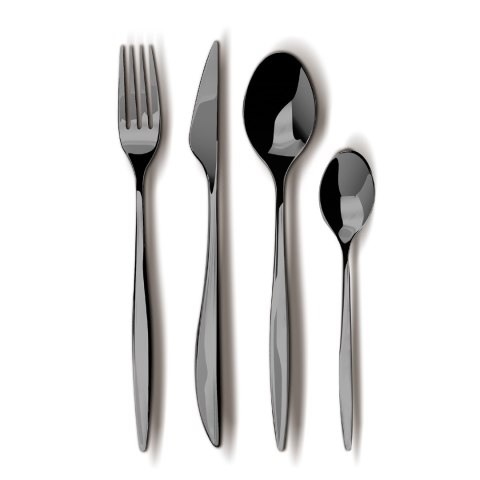 Zestaw sztućców 24 szt. FashionTV FTV-0081 Mirror Silver