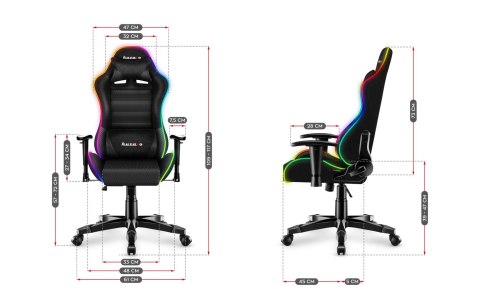 Fotel gamingowy dla dziecka Huzaro Ranger 6.0 RGB Mesh (WYPRZEDAŻ)