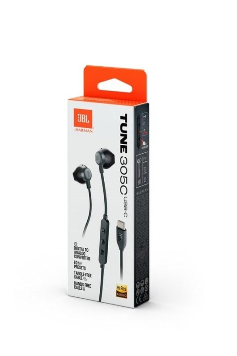 Słuchawki douszne JBL Tune 305C Czarny