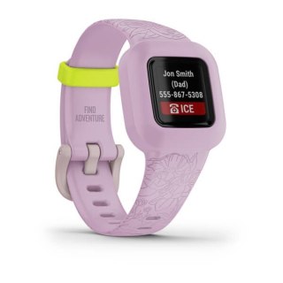 Opaska sportowa dziecięca Garmin Vivofit Jr.3 Lilac Floral