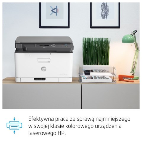 Urządzenie wielofunkcyjne HP Color Laser MFP 178nw 4ZB96A (laserowe, laserowe kolor; A4; Skaner płaski) (WYPRZEDAŻ)