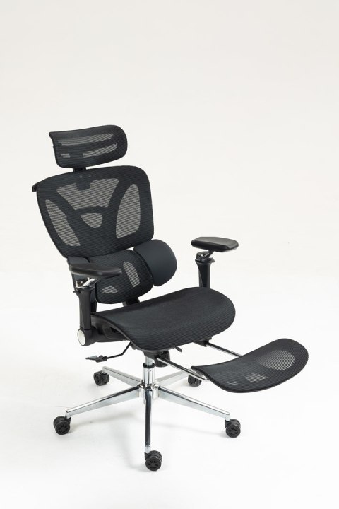 Activejet Fotel biurowy Ergonomiczny YK848 czarny