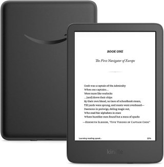 Ebook New Kindle (11th Generation) - 2024 release 6" glare-free 16GB Wi-Fi (Without Lockscreen Ads) Black (WYPRZEDAŻ)