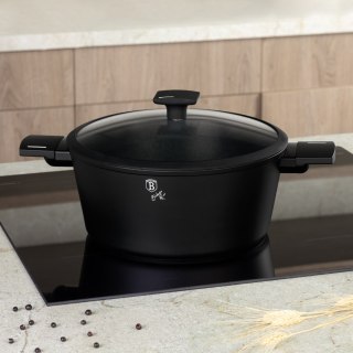 Garnek z pokrywką 28 cm Matte Black Collection BerlingerHaus BH-8189