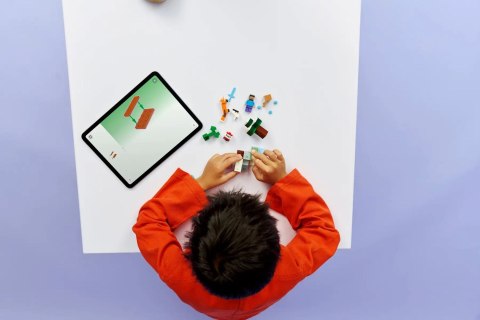 LEGO Minecraft 21583 Przygoda Steve'a w tajdze