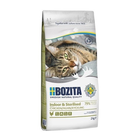 BOZITA Indoor & Sterilised Chicken - sucha karma dla kotów wysterylizowanych - 10kg