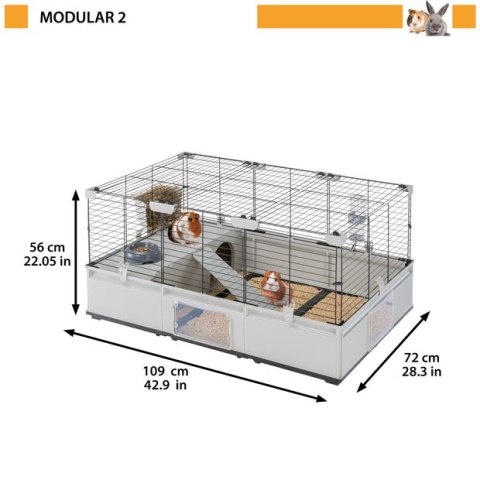 FERPLAST MODULAR 2 CAGE 109x72x56 cm (WYPRZEDAŻ)
