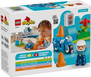 LEGO DUPLO TOWN 10471 Niebieski motocykl policyjny