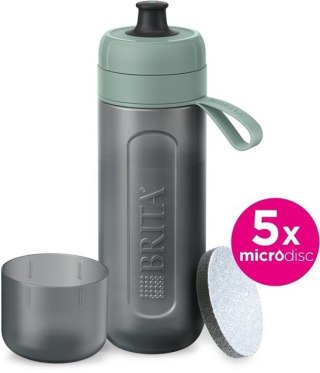 Butelka filtrująca Brita Active + 5 filtrów MicroDisc (pastelowa zieleń)