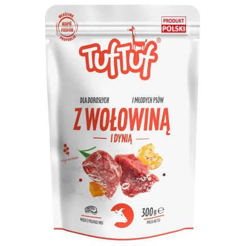 Tuf Tuf Saszetka mielonka z wołowiną dla psa 300g