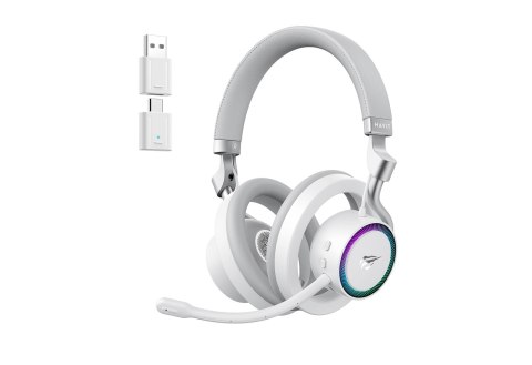 Bezprzewodowe słuchawki HAVIT Fuxi-H8 (białe)