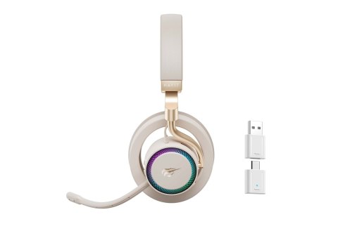 Bezprzewodowe słuchawki HAVIT Fuxi-H8 (złote)