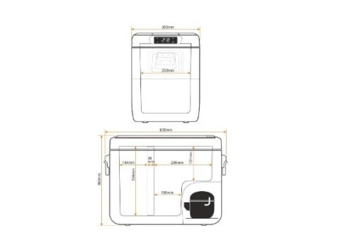 Yolco Przenośna Lodówka Kompresorowa Yolco KX40 Green