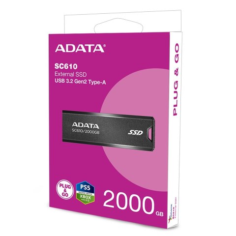 ADATA ADATA DYSK SSD SC610 2TB BLACK