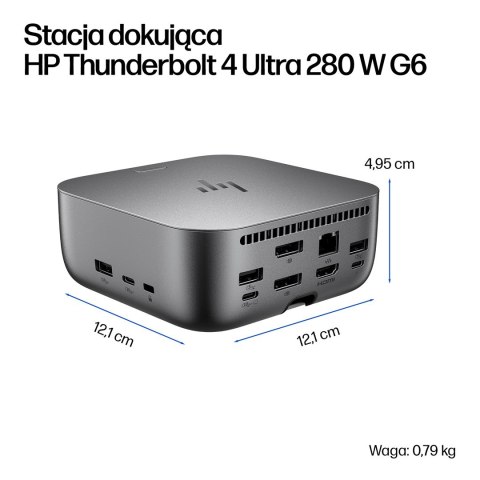 Hewlett-Packard Stacja dokująca HP Thunderbolt 4 Ultra 280W G6 Dock
