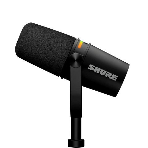 SHURE Shure MV7+-K - Mikrofon lektorski/wokalny ze złączem XLR/USB-C Czarny