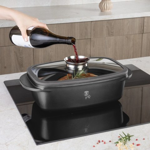 Brytfanna z aromatyzerem 6L BerlingerHaus Antracit BH-8800