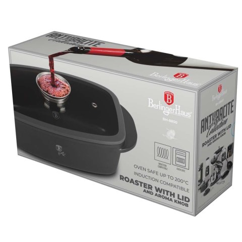 Brytfanna z aromatyzerem 6L BerlingerHaus Antracit BH-8800