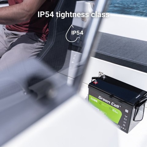 Green Cell GREEN CELL AKUMULATOR LIFEPO4 CUBE 125AH 12V/12.8V 1600WH LFPGC12V125AH